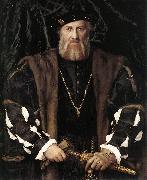 HOLBEIN, Hans the Younger Portrait of Charles de Solier, Lord of Morette ag oil on canvas